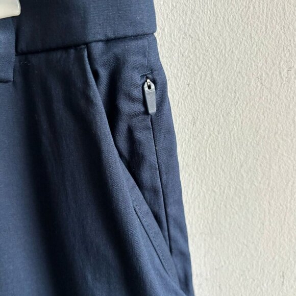 Lululemon Men Front Button Closure Two Side Back Pocket Trouser Navy Blue Sz 38 - Picture 10 of 14